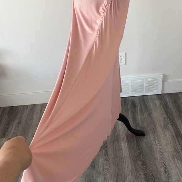 Free People FP Beach Powder Pink Maxi Dress sz L Wedding Dates Romantic Vacation - Picture 13 of 13